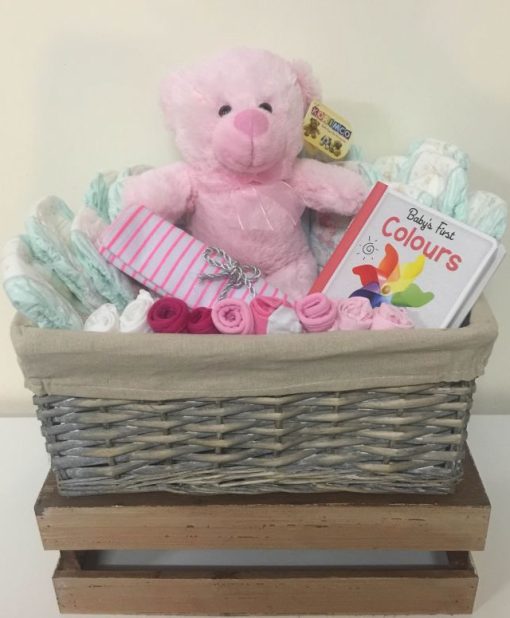 Baby Girl Gift Basket