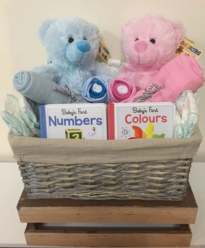 Twins Boy and Girl Gift Basket