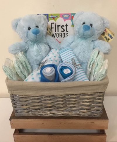 Twin Boys Gift Basket